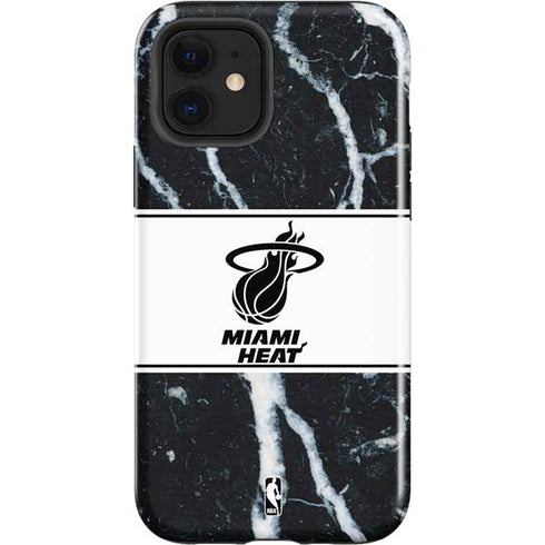 NBA Miami Heat Marble iPhone 12 Impact Case