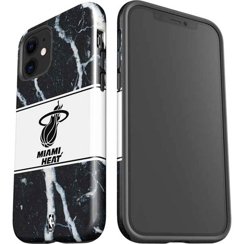 NBA Miami Heat Marble iPhone 12 Impact Case