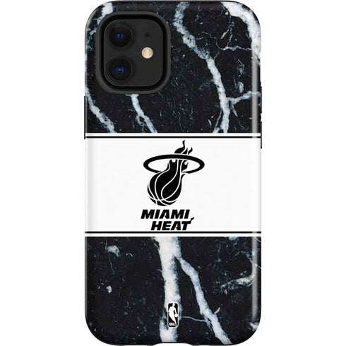 NBA Miami Heat Marble iPhone 12 Mini Impact Case