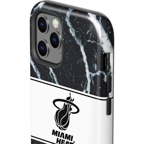 NBA Miami Heat Marble iPhone 12 Pro Impact Case