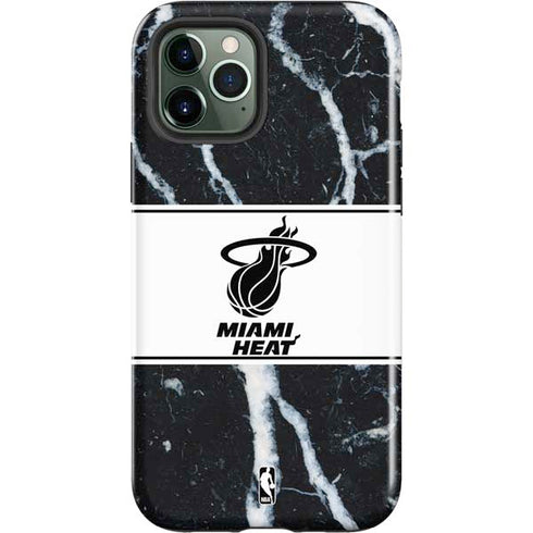 NBA Miami Heat Marble iPhone 12 Pro Max Impact Case