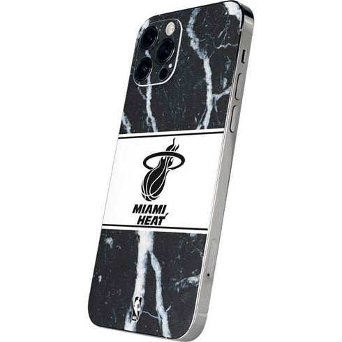 NBA Miami Heat Marble iPhone 12 Pro Skin