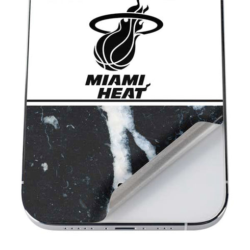 NBA Miami Heat Marble iPhone 12 Pro Skin