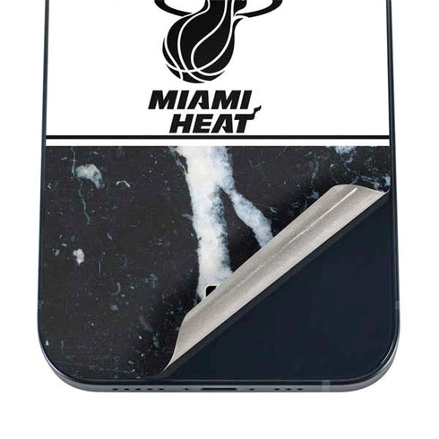 NBA Miami Heat Marble iPhone 12 Skin