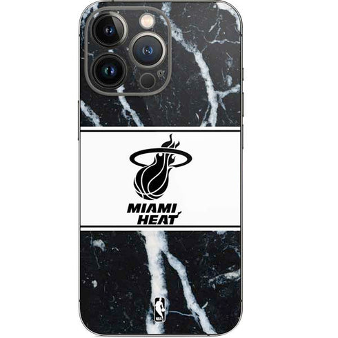 NBA Miami Heat Marble iPhone 13 Pro Skin