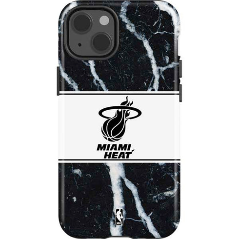 NBA Miami Heat Marble iPhone 15 Impact Case