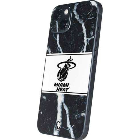 NBA Miami Heat Marble iPhone 14 Plus Skin