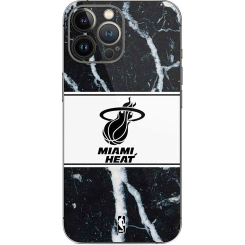 NBA Miami Heat Marble iPhone 14 Pro Max Skin