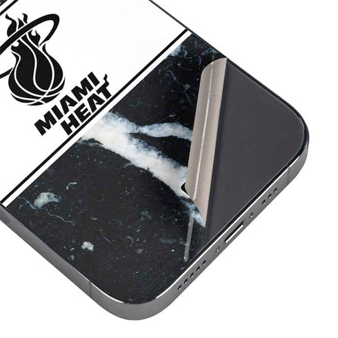 NBA Miami Heat Marble iPhone 14 Pro Max Skin