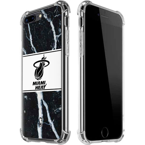 NBA Miami Heat Marble iPhone 7/8 Plus Clear Case