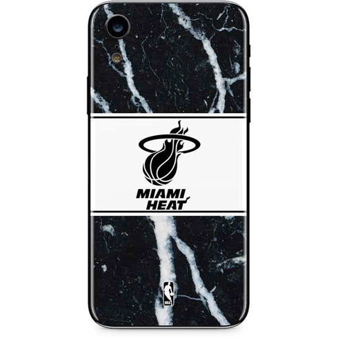 NBA Miami Heat Marble iPhone XR Skin