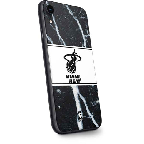 NBA Miami Heat Marble iPhone XR Skin