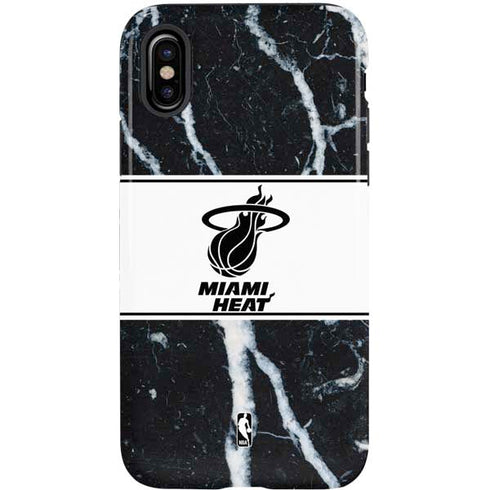 NBA Miami Heat Marble iPhone XS Pro Case