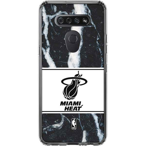 NBA Miami Heat Marble LG K51/Q51 Clear Case