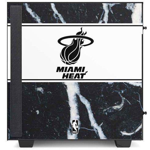 NBA Miami Heat Marble NZXT H510 Compact ATX Mid-Tower Case Skin