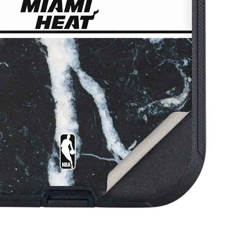 NBA Miami Heat Marble Otterbox Defender iPhone Skin