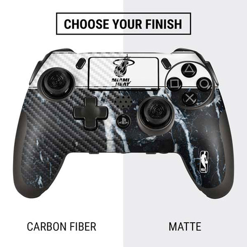 NBA Miami Heat Marble PlayStation Scuf Vantage 2 Controller Skin