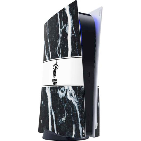 NBA Miami Heat Marble PS5 Console Skin