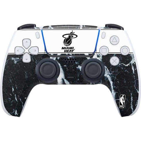 NBA Miami Heat Marble PS5 Controller Skin