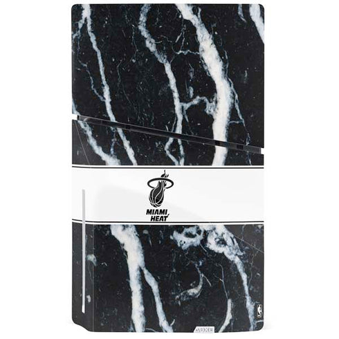NBA Miami Heat Marble PS5 Slim Disk Bundle Skin