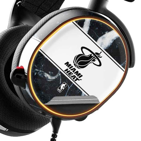 NBA Miami Heat Marble SteelSeries Arctis 3 Skin