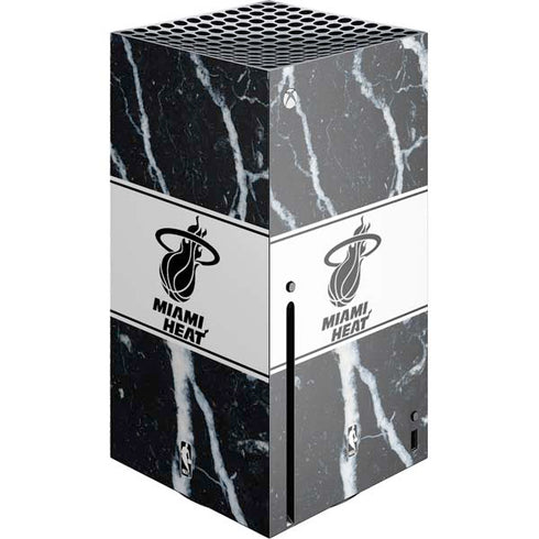 NBA Miami Heat Marble Xbox Series X Console Skin