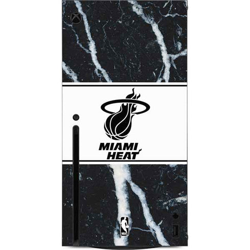 NBA Miami Heat Marble Xbox Series X Console Skin