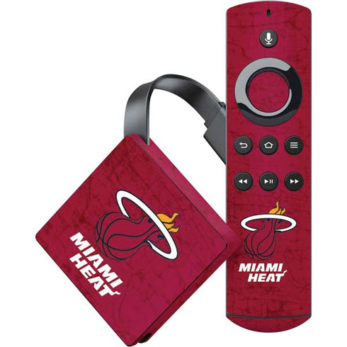 NBA Miami Heat Red Primary Logo Amazon Fire TV Skin