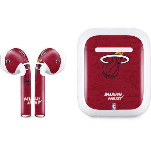 NBA Miami Heat Red Primary Logo Apple AirPods Skin
