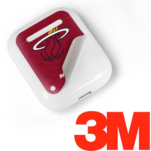 NBA Miami Heat Red Primary Logo Apple AirPods Skin