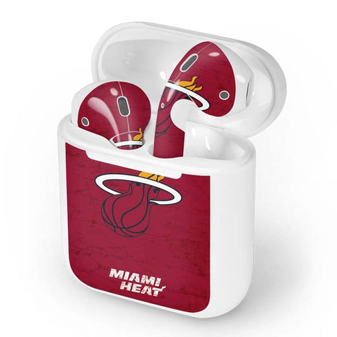 NBA Miami Heat Red Primary Logo Apple AirPods Skin