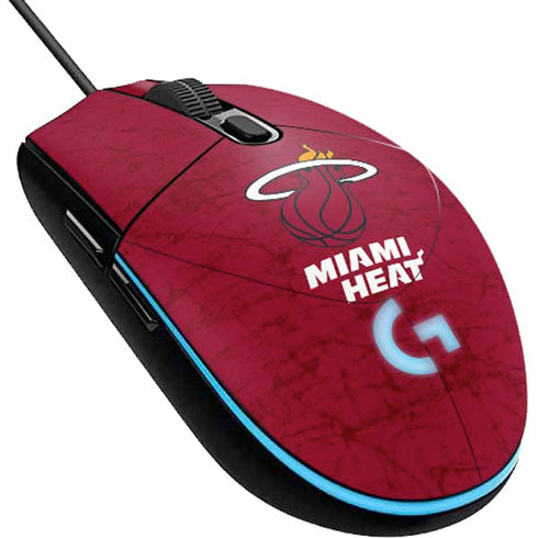 NBA Miami Heat Red Primary Logo G203 Prodigy RGB Wired Gaming Mouse Skin