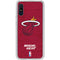NBA Miami Heat Red Primary Logo Galaxy A10e Clear Case