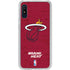 NBA Miami Heat Red Primary Logo Galaxy A10e Clear Case