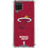 NBA Miami Heat Red Primary Logo Galaxy A12 Clear Case