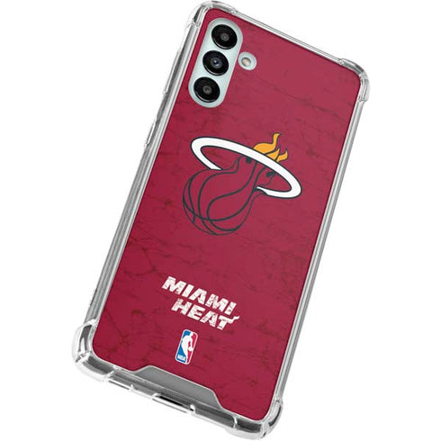 NBA Miami Heat Red Primary Logo Galaxy A13 5G Clear Case