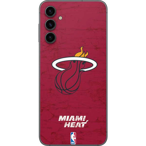 NBA Miami Heat Red Primary Logo Galaxy A14 5G Skin