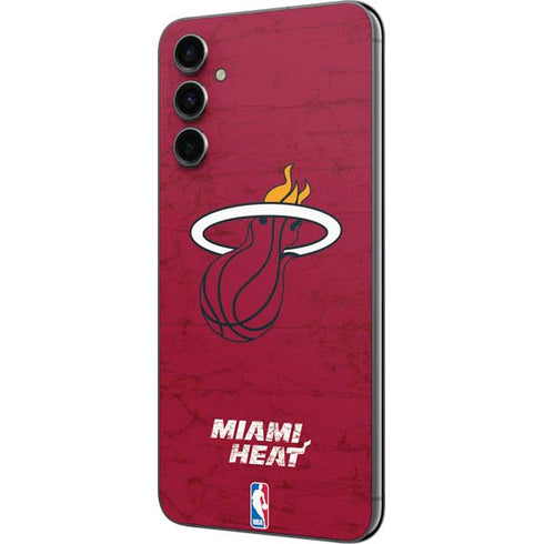 NBA Miami Heat Red Primary Logo Galaxy A14 5G Skin