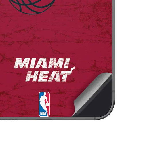 NBA Miami Heat Red Primary Logo Galaxy A14 5G Skin
