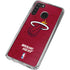 NBA Miami Heat Red Primary Logo Galaxy A21 Clear Case