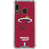 NBA Miami Heat Red Primary Logo Galaxy A30 Clear Case