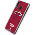 NBA Miami Heat Red Primary Logo Galaxy A30 Clear Case