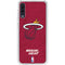 NBA Miami Heat Red Primary Logo Galaxy A50 Clear Case
