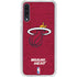 NBA Miami Heat Red Primary Logo Galaxy A50 Clear Case