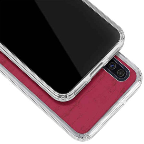 NBA Miami Heat Red Primary Logo Galaxy A50 Clear Case