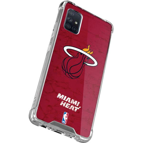 NBA Miami Heat Red Primary Logo Galaxy A51 5G Clear Case