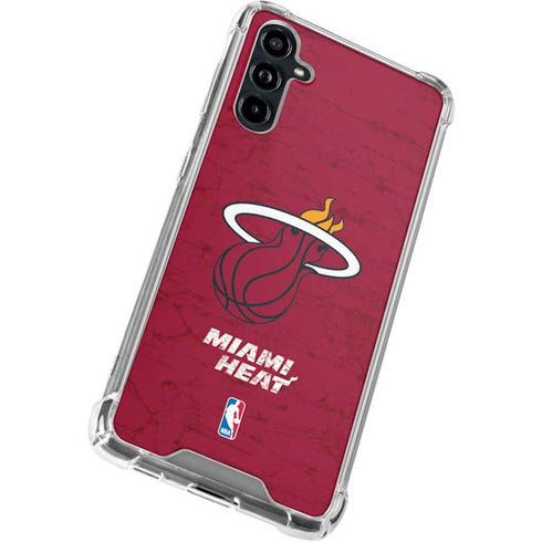 NBA Miami Heat Red Primary Logo Galaxy A54 5G Clear Case