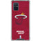 NBA Miami Heat Red Primary Logo Galaxy A71 5G Clear Case