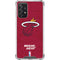 NBA Miami Heat Red Primary Logo Galaxy A72 5G Clear Case