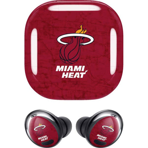 NBA Miami Heat Red Primary Logo Galaxy Buds Pro Skin